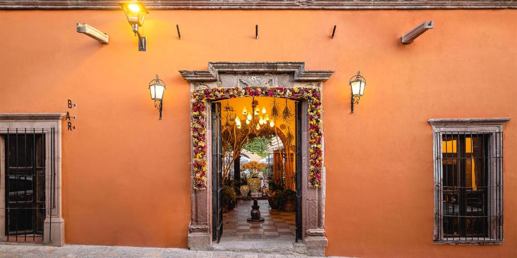 Exteriér nebo vchod ubytování Hacienda El Santuario San Miguel de Allende