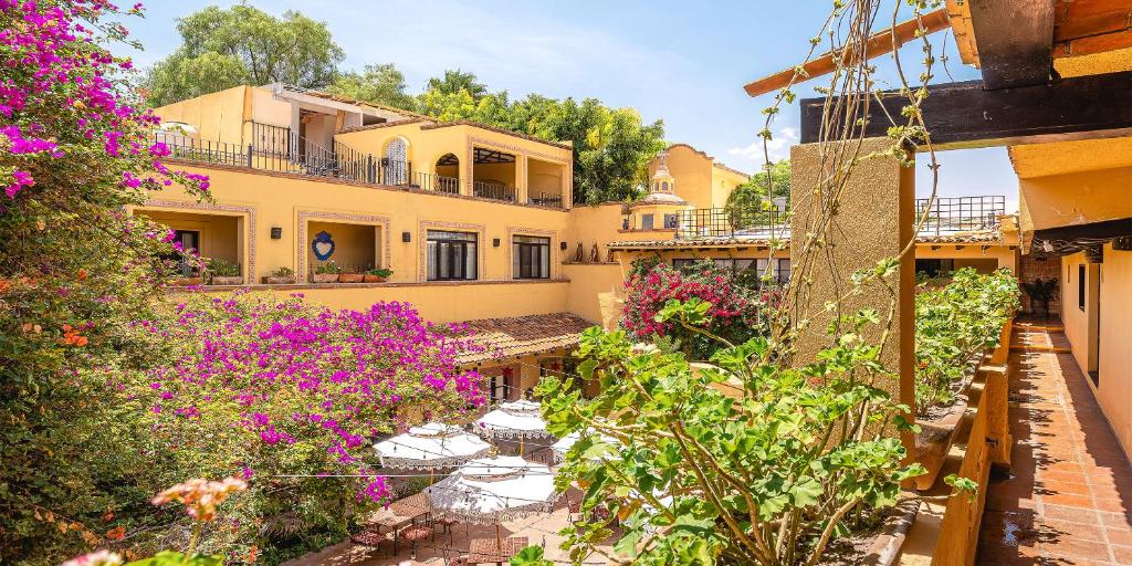 Zahrada ubytování Hacienda El Santuario San Miguel de Allende