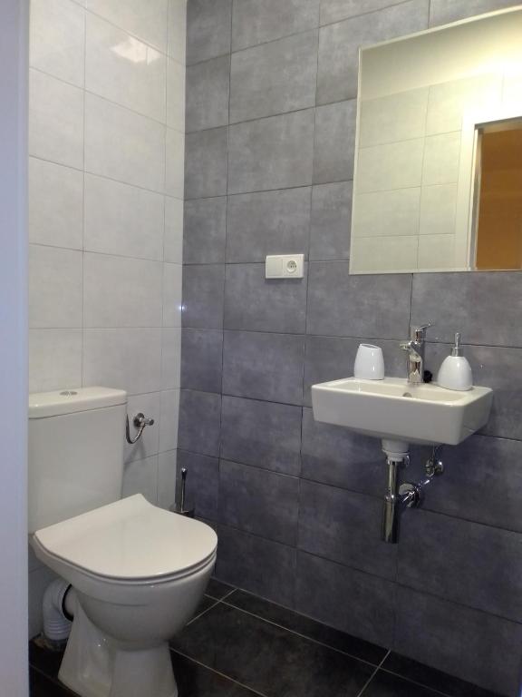 Koupelna v ubytování Vila Rybníček
