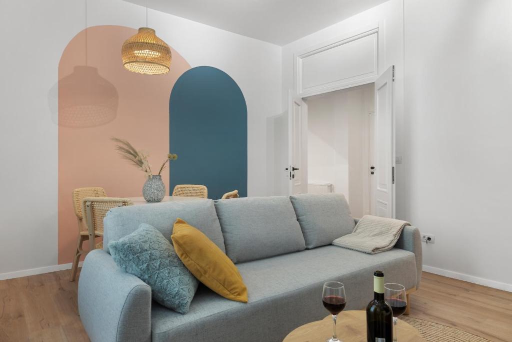 Zona d'estar a VD Boutique Apartments No 1 Bucharest