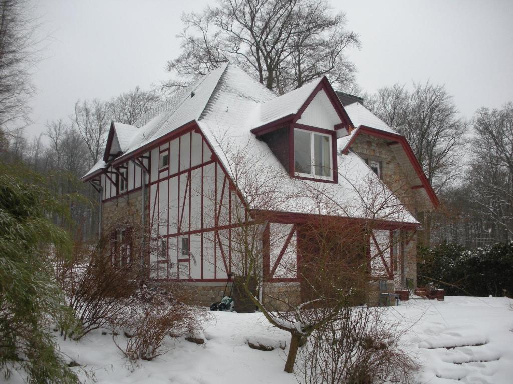 B&B Le Bois Dormant v zimě