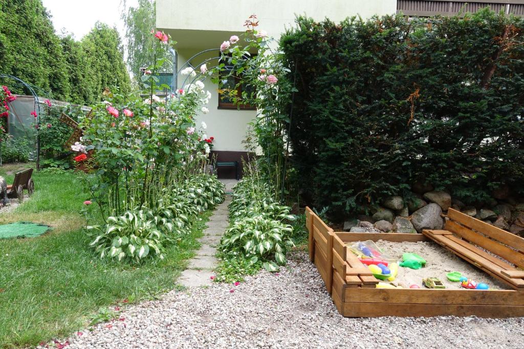 Zahrada ubytování Apartament Danuta Mrągowo