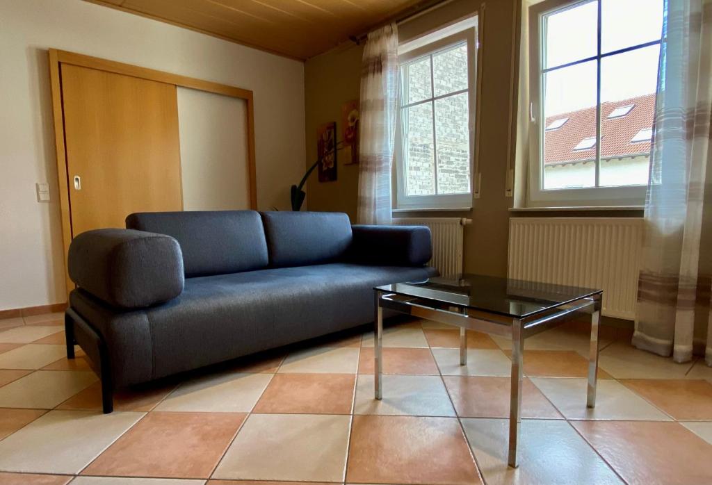 Posezení v ubytování Ferienwohnungen Dehn