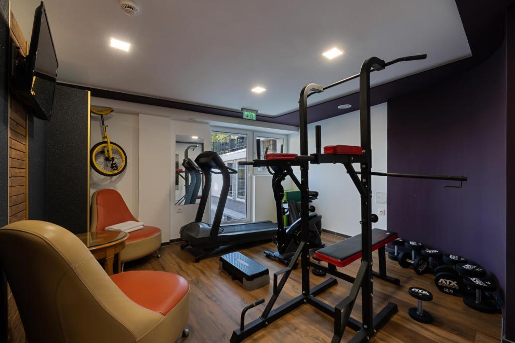 Fitness centrum a/nebo fitness zařízení v ubytování Angelo Spa Resort