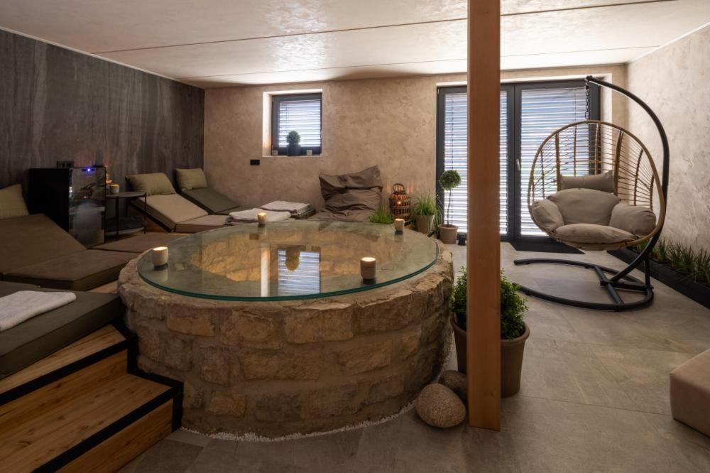 Posezení v ubytování Apartmány Na Lánech