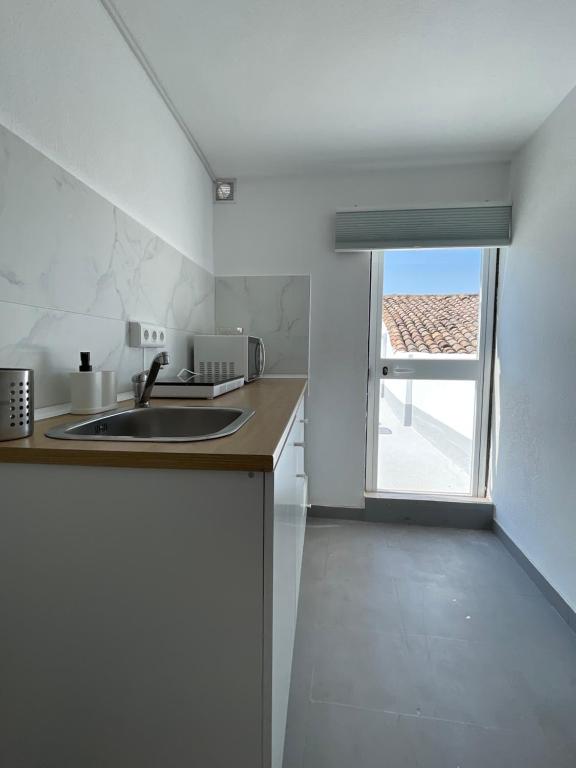 Kuchyňa alebo kuchynka v ubytovaní IRUA APARTAMENTOS