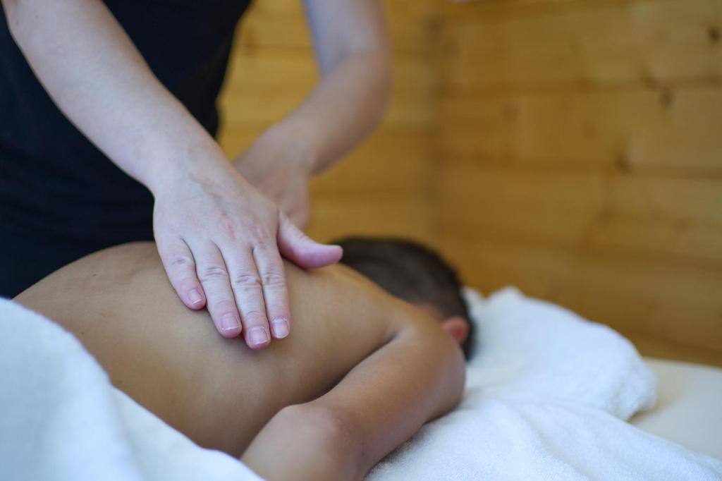 Lázně a/nebo wellness v ubytování Logis Hôtel Centrotel et Spa Bulles d'Allier