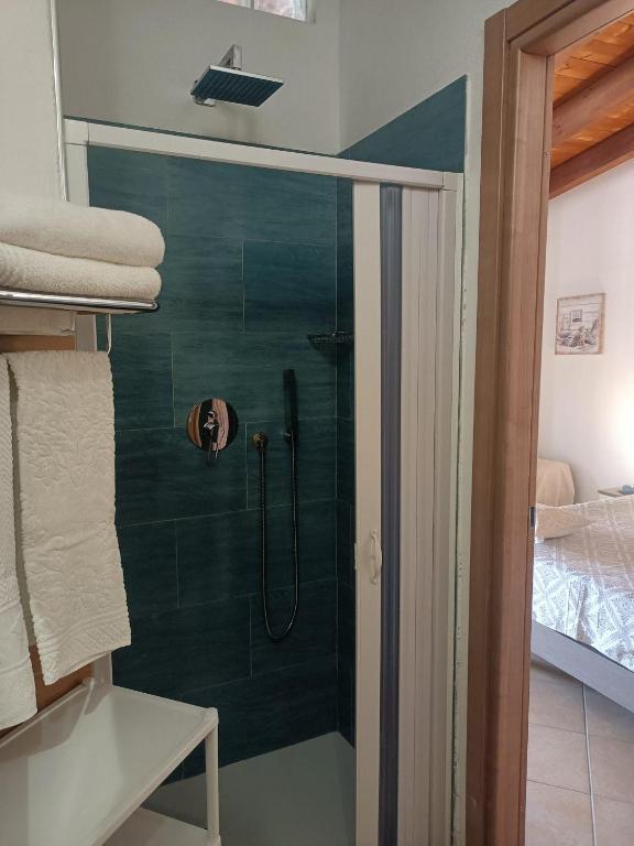 Koupelna v ubytování L'Attico Villasimius