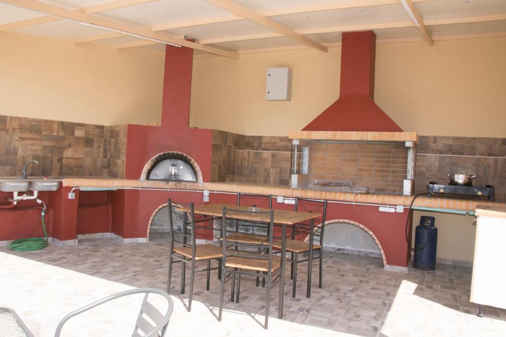 Kuchyň nebo kuchyňský kout v ubytování Villa Erofili Plakias south Rethimno Crete