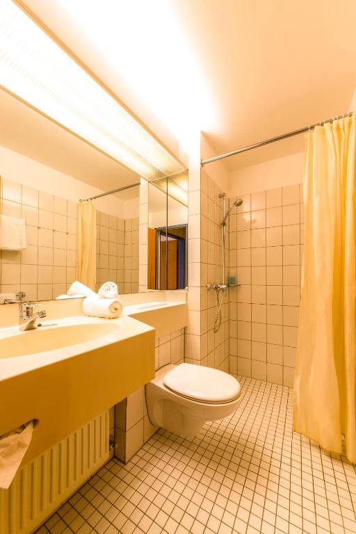 Koupelna v ubytování Michels Gästehaus Meerzeit