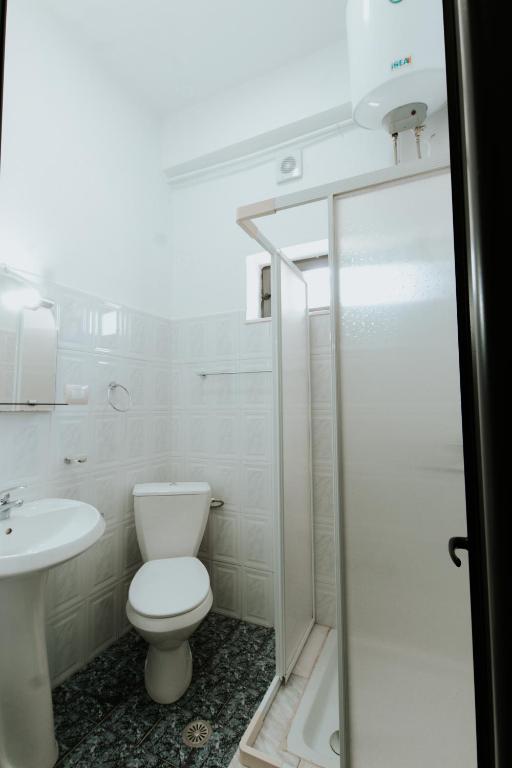 Koupelna v ubytování HOTEL LUNXHERIA