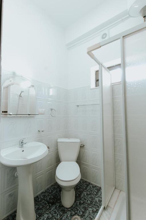 Koupelna v ubytování HOTEL LUNXHERIA
