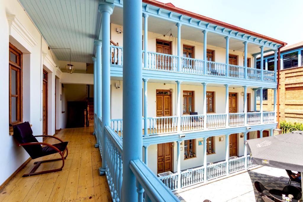 Balkón nebo terasa v ubytování Betlemi Hotel
