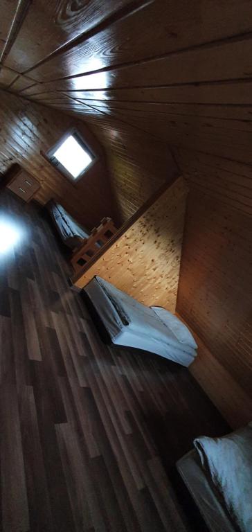 Postel nebo postele na pokoji v ubytování Domki u Eryka