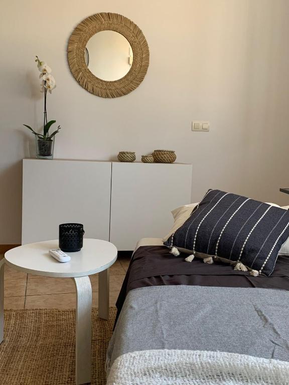 Postel nebo postele na pokoji v ubytování Apartamento El Cantal