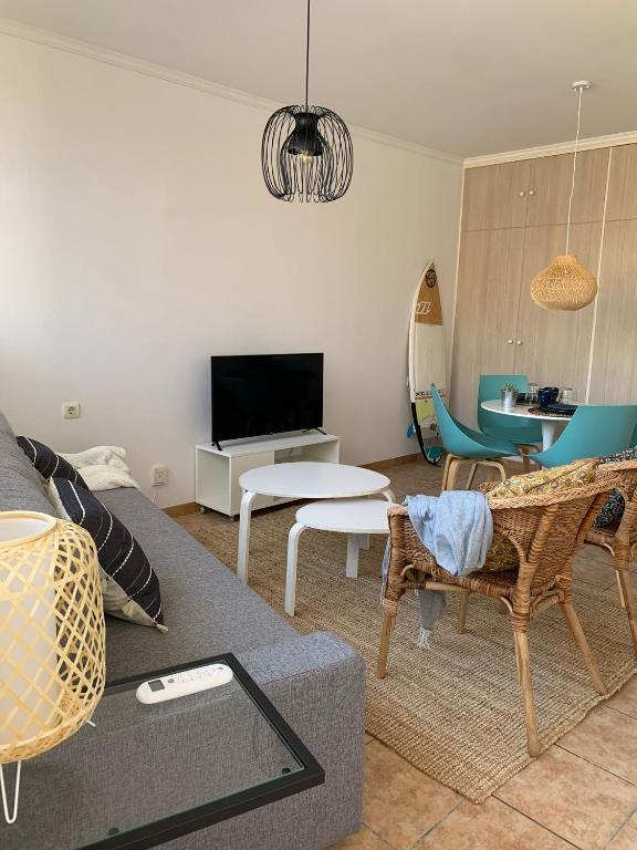 TV a/nebo společenská místnost v ubytování Apartamento El Cantal