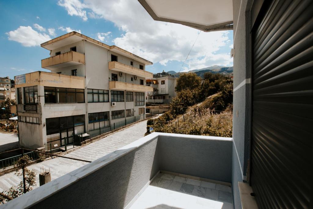 Balkón nebo terasa v ubytování HOTEL LUNXHERIA
