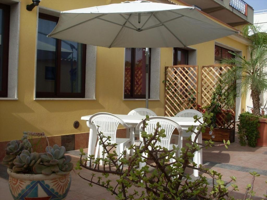 Patio nebo venkovní prostory v ubytování Vespri Siciliani