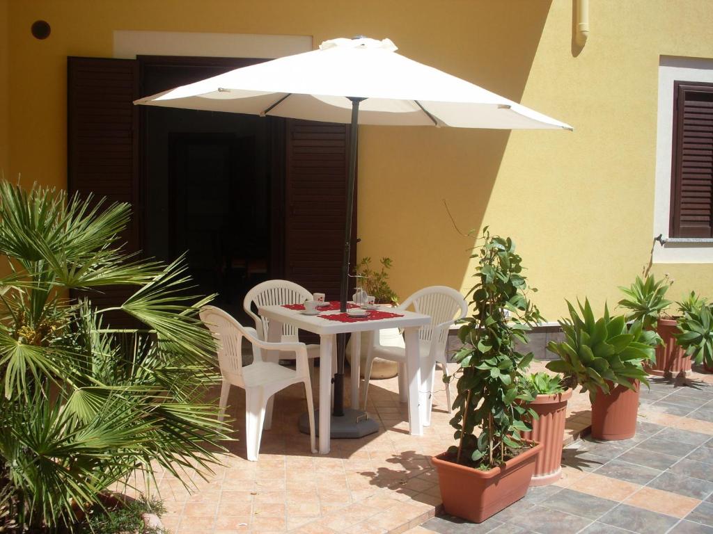 Patio nebo venkovní prostory v ubytování Vespri Siciliani