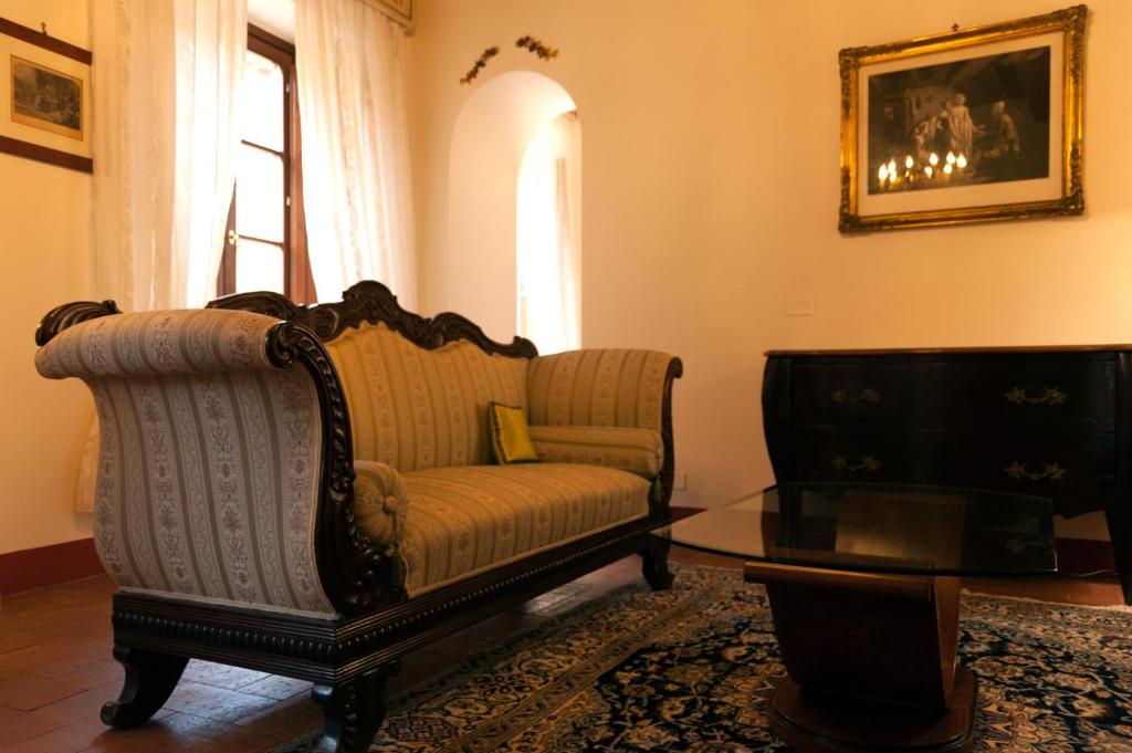 Posezení v ubytování Palazzo Benucci