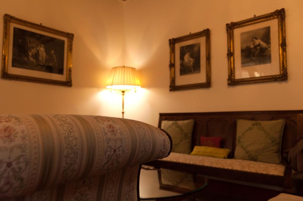Posezení v ubytování Palazzo Benucci