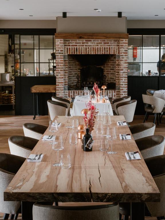 Restaurace v ubytování Ferme d'Ecavéé