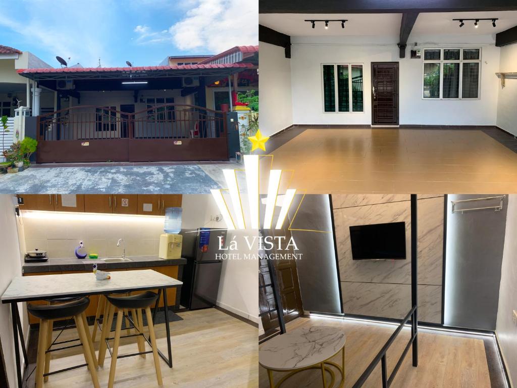 a house before and after being remodeled at Malim Melaka Homestay in Malacca