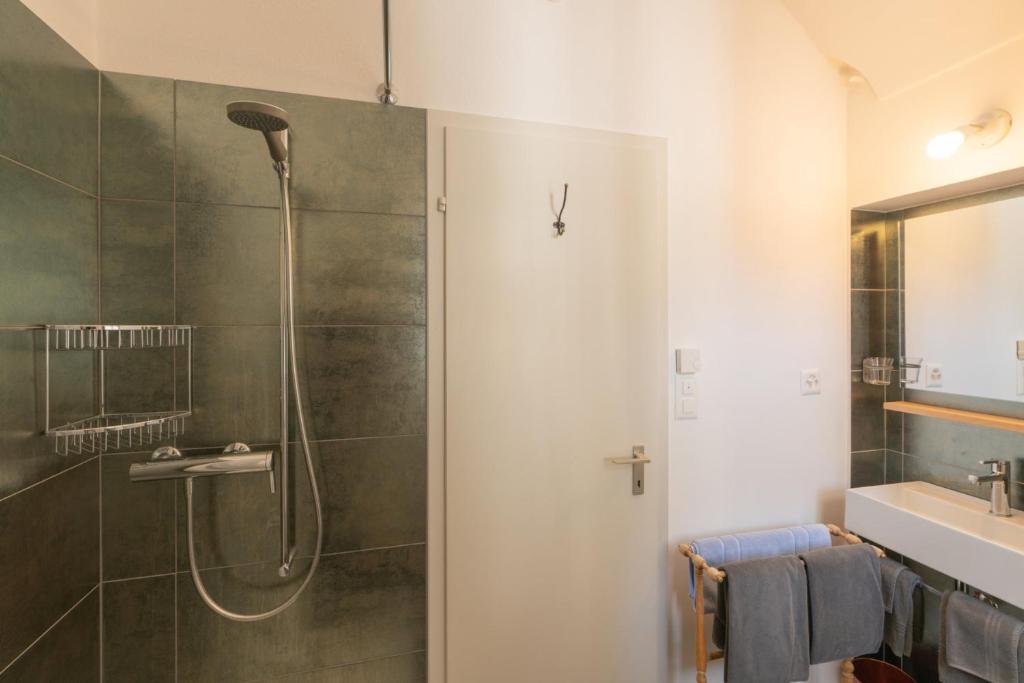 Koupelna v ubytování Hotel Palazzo Salis