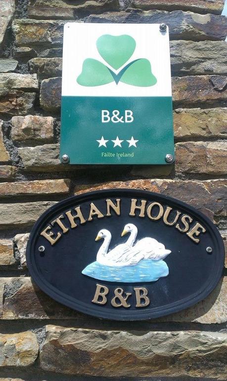 Certifikát, hodnocení, plakát nebo jiný dokument vystavený v ubytování Ethan House B&B