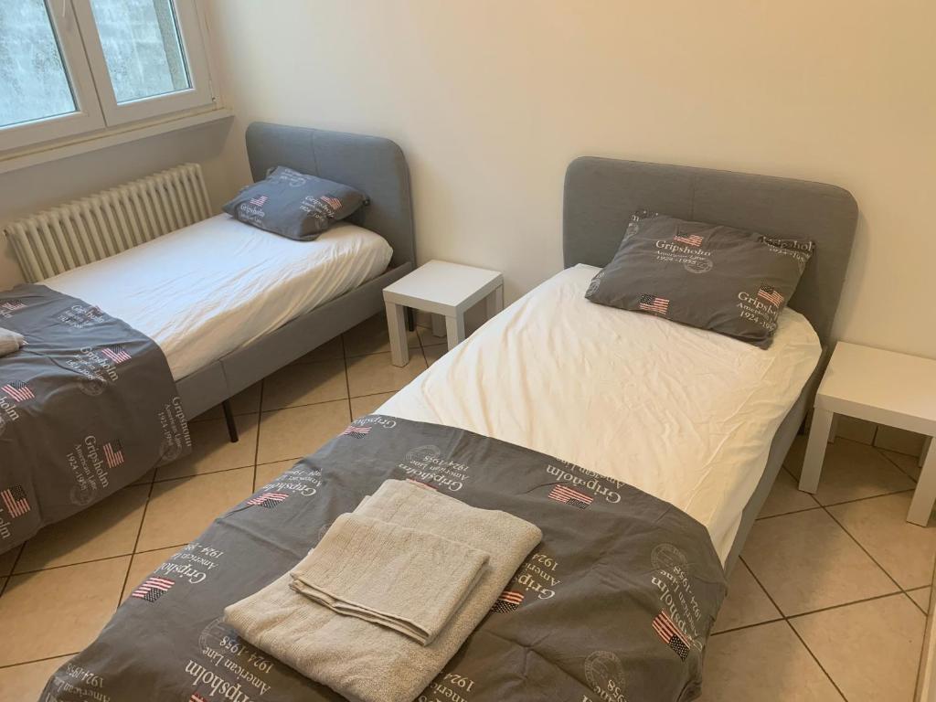 Uma cama ou camas num quarto em Tavernola recidence