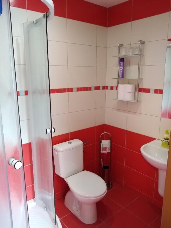 Koupelna v ubytování Penzion Iris Krkonoše