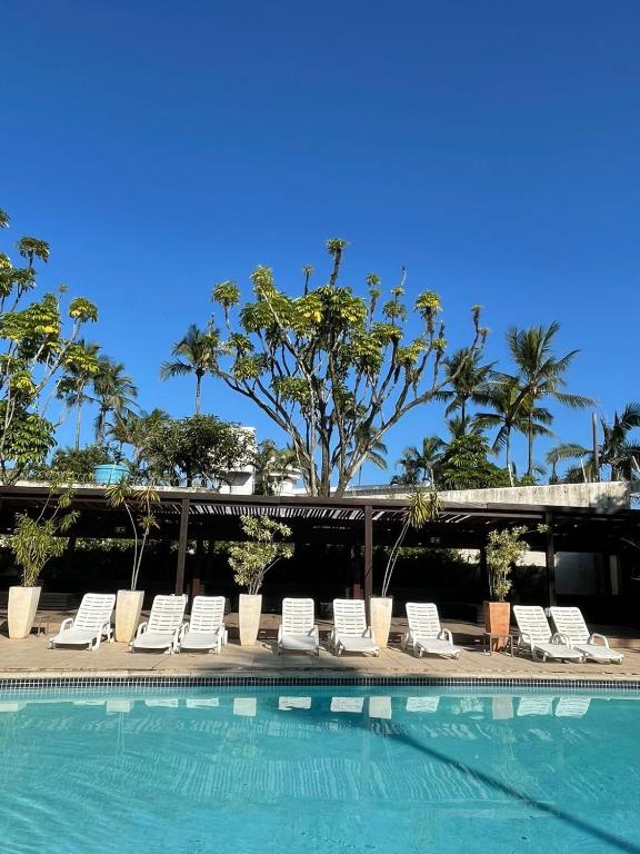 Bazén v ubytovaní Delphin Beach Hotel alebo v jeho blízkosti