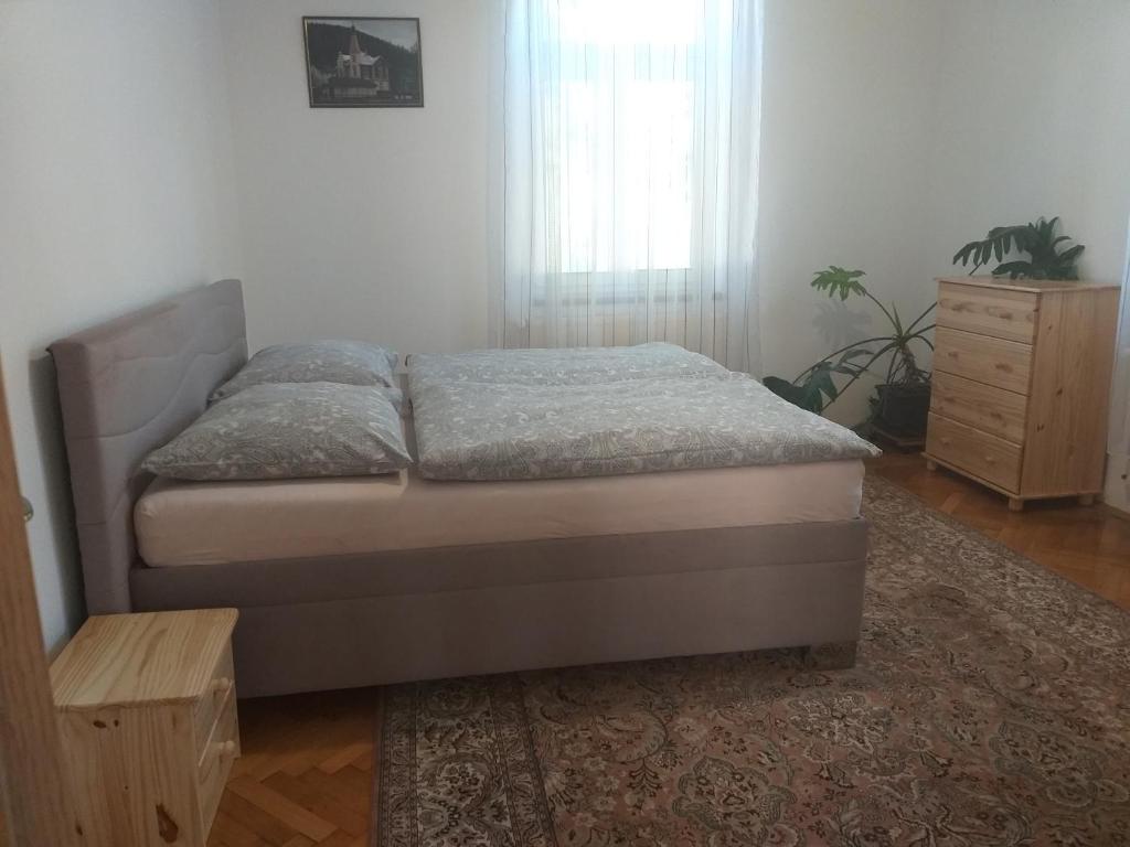 Кровать или кровати в номере Apartmán Kraslice