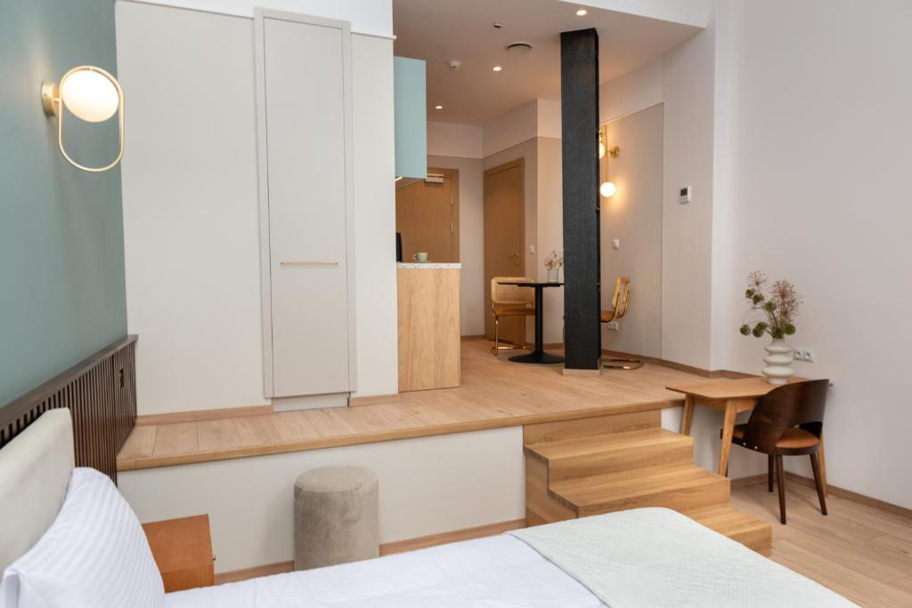 Kuchyňa alebo kuchynka v ubytovaní Monciak55 Sopot Apartments