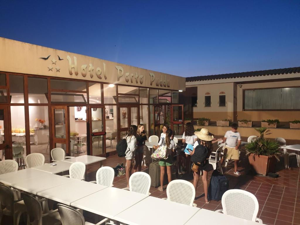 Restaurace v ubytování Hotel Porto Puddu - Il Nido dei Gabbiani