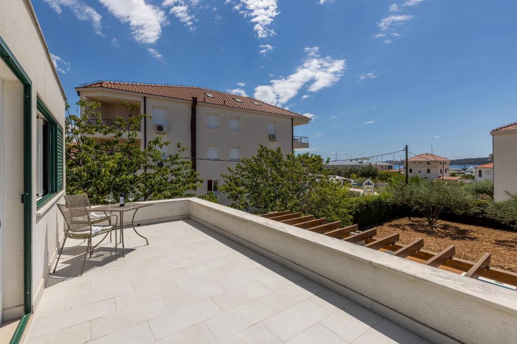 Balkón alebo terasa v ubytovaní Villa Trogir