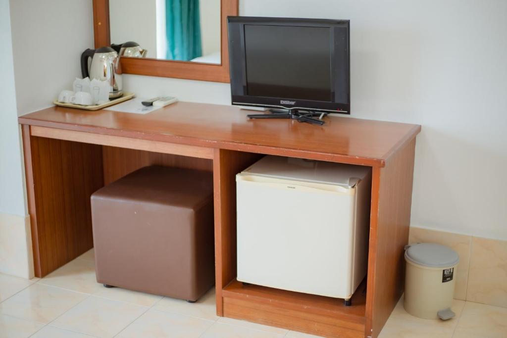 TV a/nebo společenská místnost v ubytování Mam Kaibae Hotel