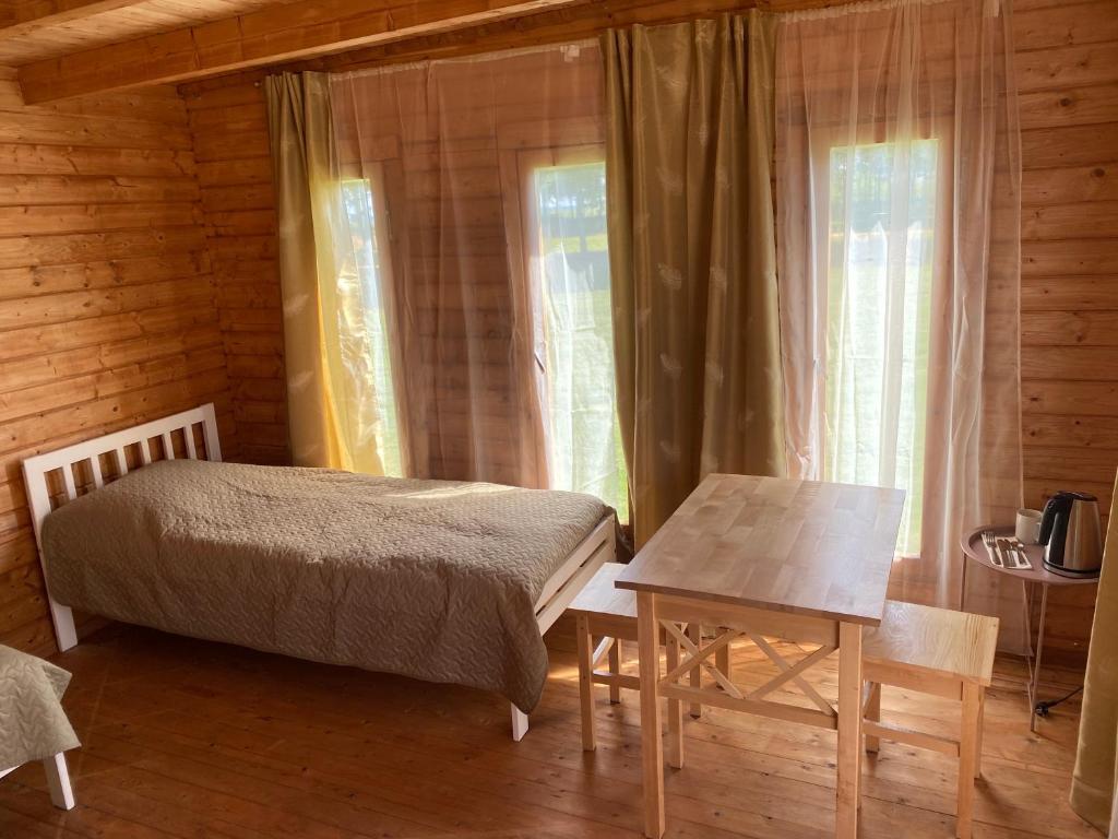 Postel nebo postele na pokoji v ubytování Peipsi Talu majake