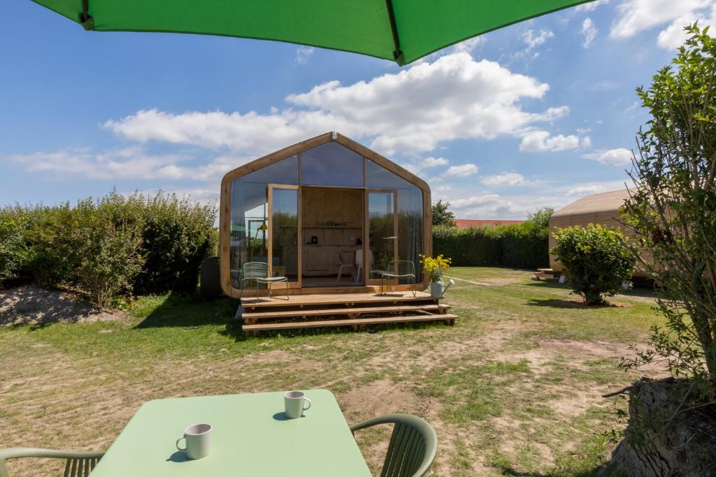 Zahrada ubytování Welcome in - Wikkelhouse, Kon Emmaweg 6 Vrouwenpolder