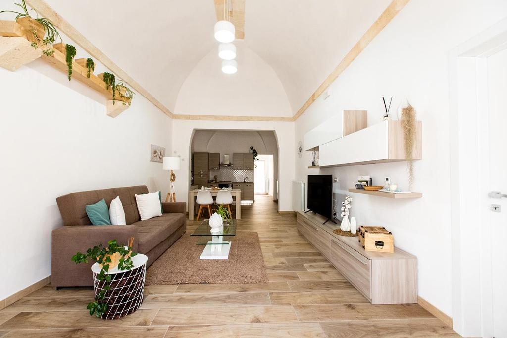 Kuchyň nebo kuchyňský kout v ubytování Appartamento in Salento