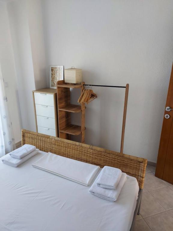 Postel nebo postele na pokoji v ubytování Posidi Holidays Apartments