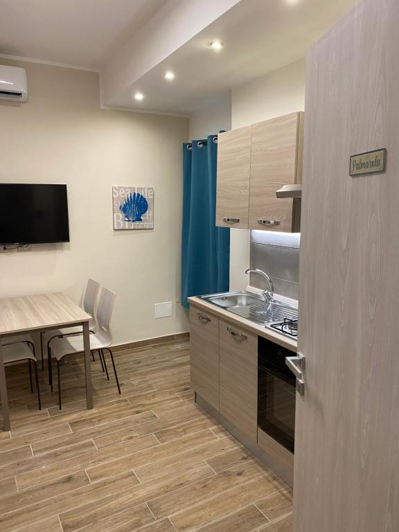 Kuchnia lub aneks kuchenny w obiekcie Antica Dogana Apartments