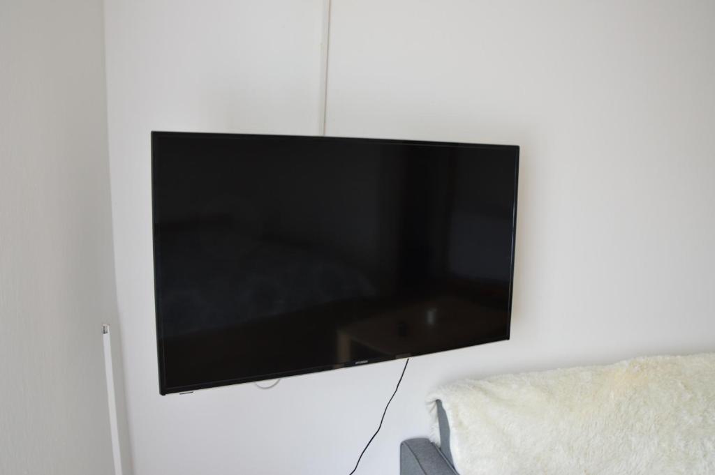 TV a/nebo společenská místnost v ubytování Horský apartmán Pod Zelenou Střechou