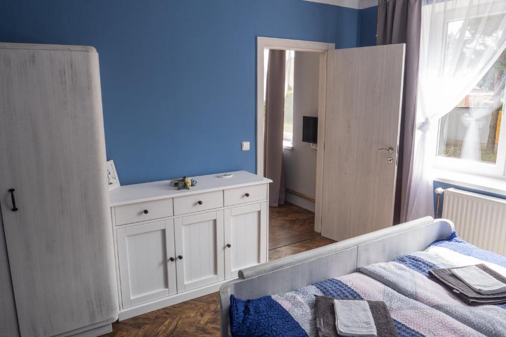 Postel nebo postele na pokoji v ubytování Ubytování Na Peci Lanžhot