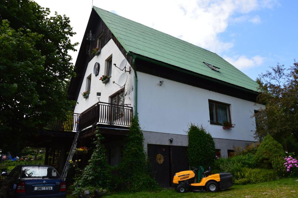Zahrada ubytování Horský apartmán Pod Zelenou Střechou