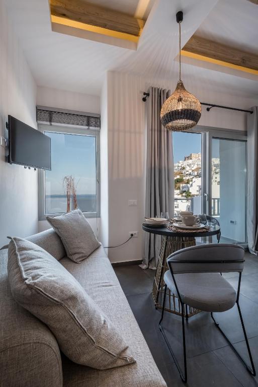 Posezení v ubytování Vivere Luxury Suites