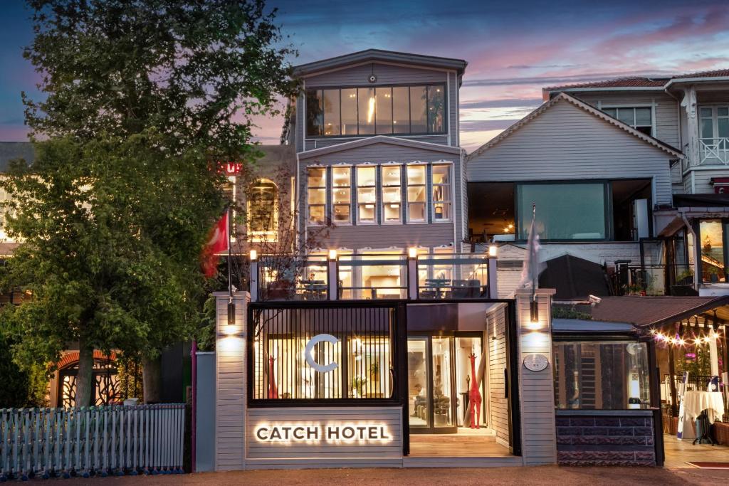 a large house with a sign that reads catalyst hotel at Catch Hotel Sultanahmet-Special Category in Istanbul