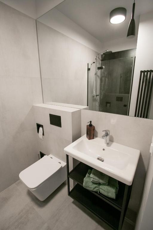 Kúpeľňa v ubytovaní Urban Apartment Deluxe Kamienica Nova 3