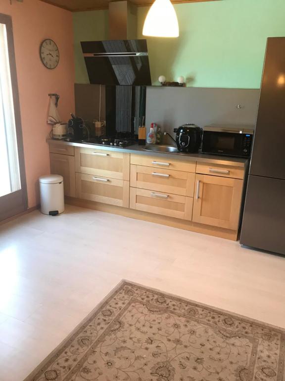 Kuchyň nebo kuchyňský kout v ubytování Studio privé
