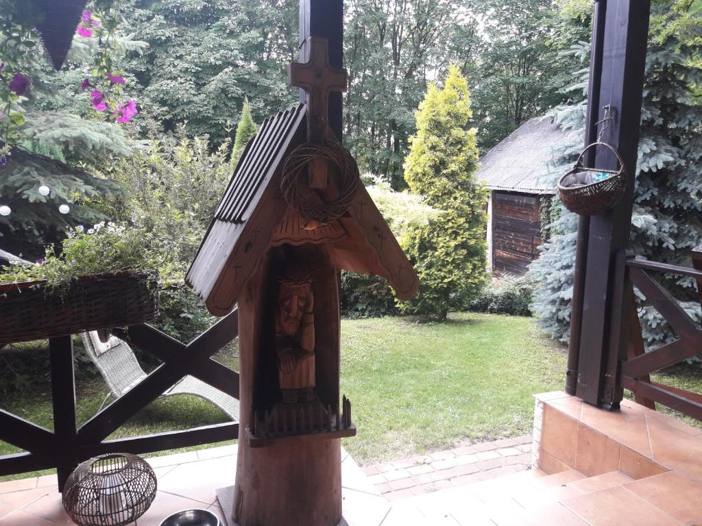 Vonkajšia záhrada v ubytovaní Jurajskie Zacisze